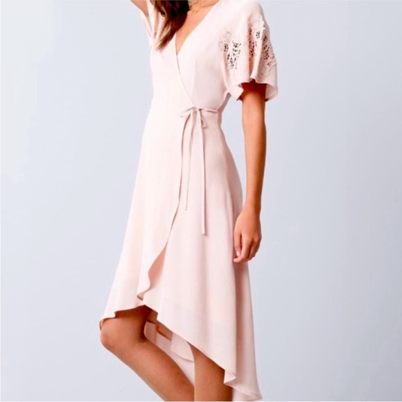 Astr Dresses & Skirts - ASTR The Label Blush Wrap Dress